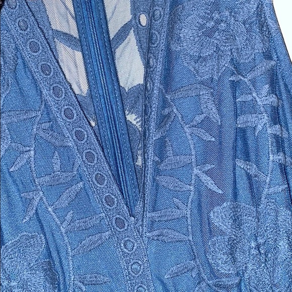 Saved By The Dress Blue Dress-Romper - Picture 4 of 4